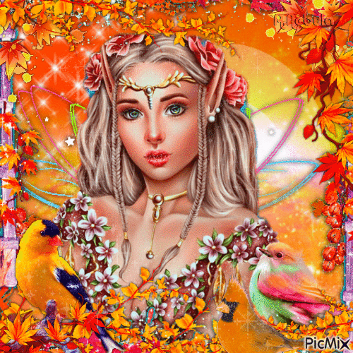 Autumn fairy-contest - GIF animasi gratis