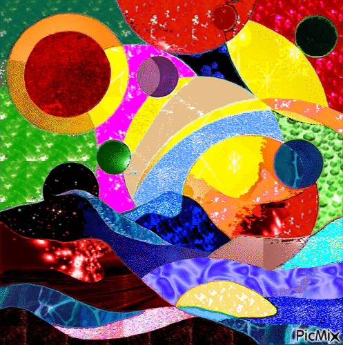 coloration avec encres - Free animated GIF
