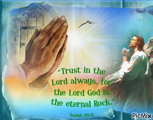 Trust In The Lord Always - GIF animado grátis