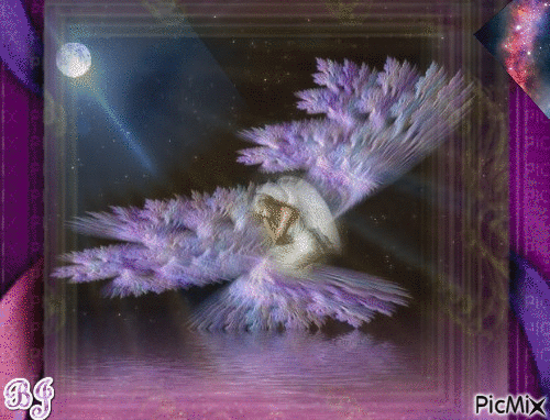 Peaceful Angel - GIF animé gratuit