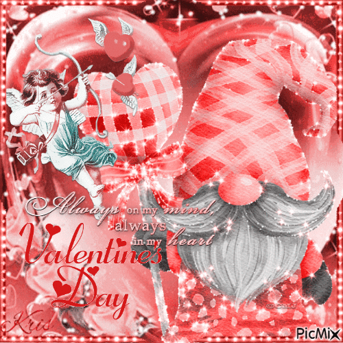 Troll de la Saint Valentin - Бесплатный анимированный гифка