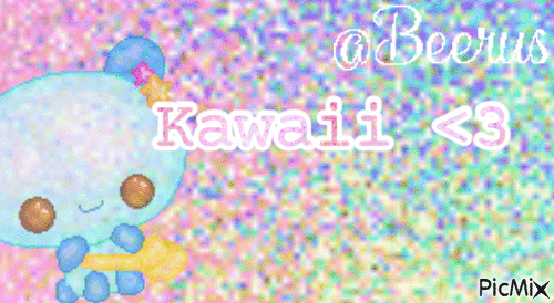 Kawaii banner - GIF animado gratis