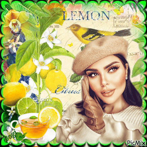 Delicious lemon to tea...