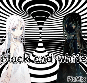 noir et blanc - 免费动画 GIF