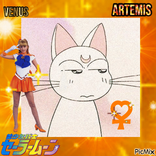 Artemis and Venus - GIF animé gratuit