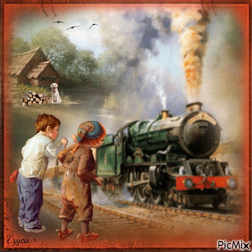Le train à vapeur - 無料png