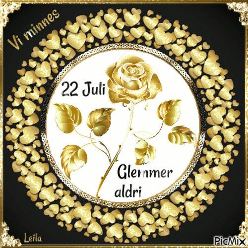22 July. We remember and we never forget - GIF animé gratuit