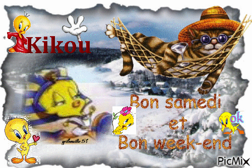 bonjour bon samedi - Zdarma animovaný GIF