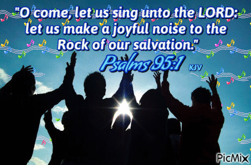 Sing unto the LORD - Бесплатный анимированный гифка