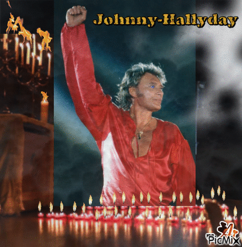 Concours "Johnny Hallyday" - Darmowy animowany GIF
