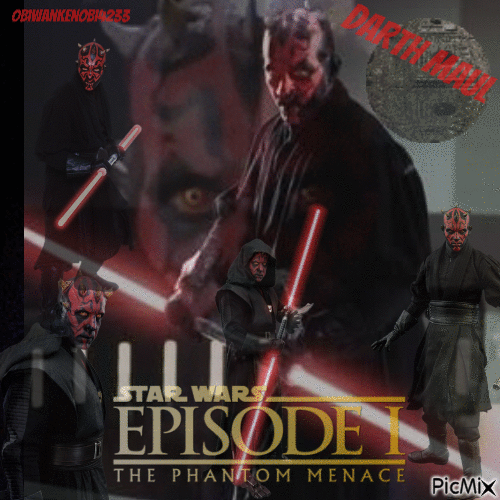 Star Wars Episode 1 The Phantom Menace Darth Maul - Δωρεάν κινούμενο GIF