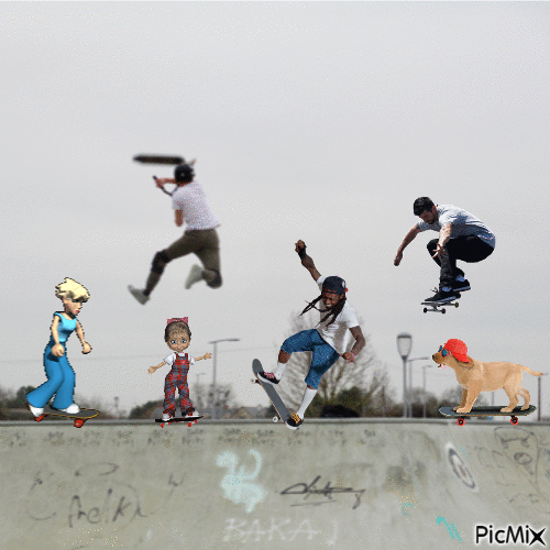 skateboard - Free animated GIF