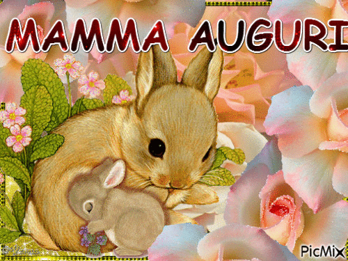MAMMA AUGURI - GIF animate gratis