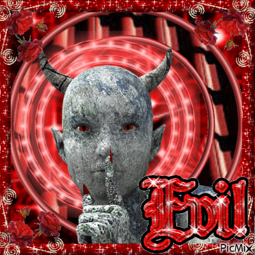 evil thing - Бесплатни анимирани ГИФ