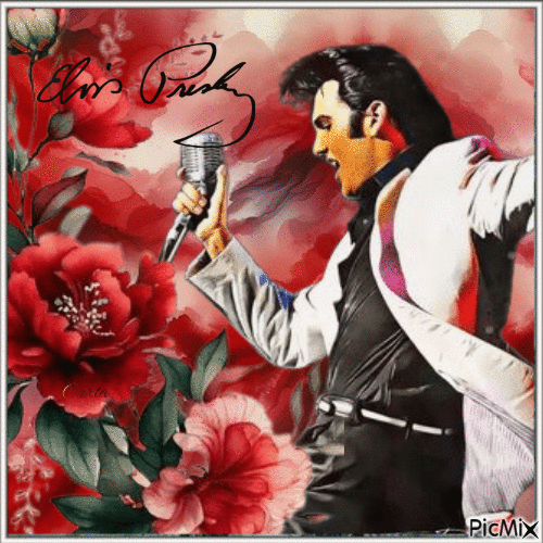Elvis Presley - Безплатен анимиран GIF
