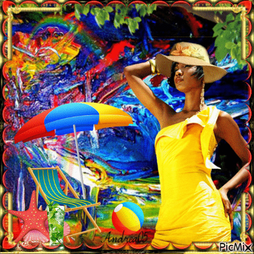 Colorful summer... - Free animated GIF