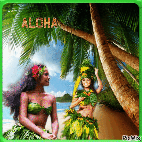 Aloha - Ilmainen animoitu GIF