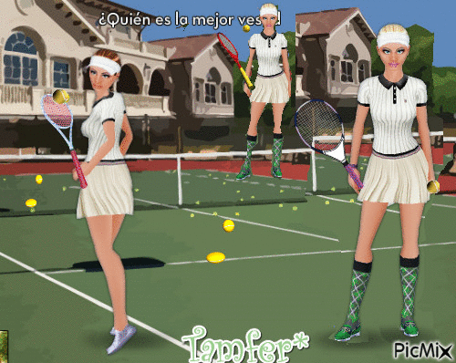 tennis - GIF animé gratuit