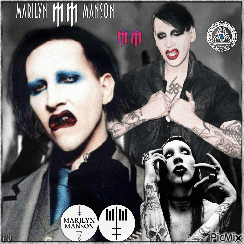 Marilyn Manson - Animovaný GIF zadarmo