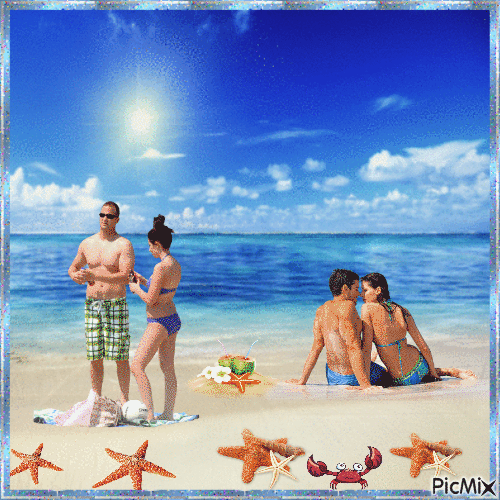Beach Nyaralás - Безплатен анимиран GIF