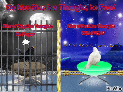 Do Not Give it a Thought, Be Free - GIF animé gratuit