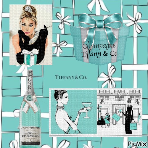 TIFFANY & Co CHAMPAGNE - PNG gratuit