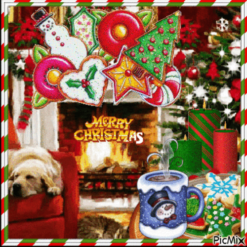 Merry Christmas My Friend - Free animated GIF