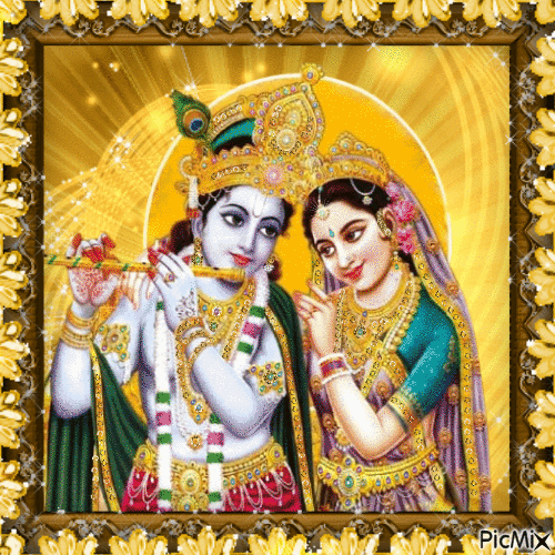 Radha & Krishna. - Gratis geanimeerde GIF