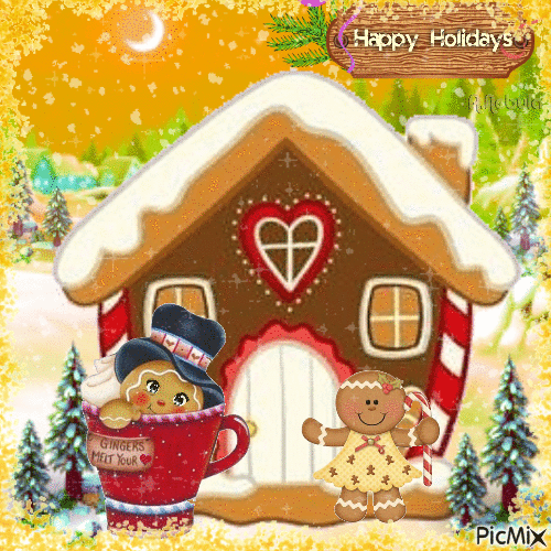 Gingerbread house-contest - Darmowy animowany GIF