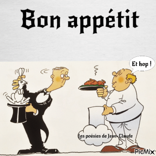 Bon appétit - GIF animasi gratis