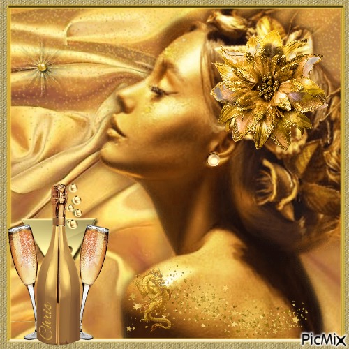 Gold Woman - Free PNG