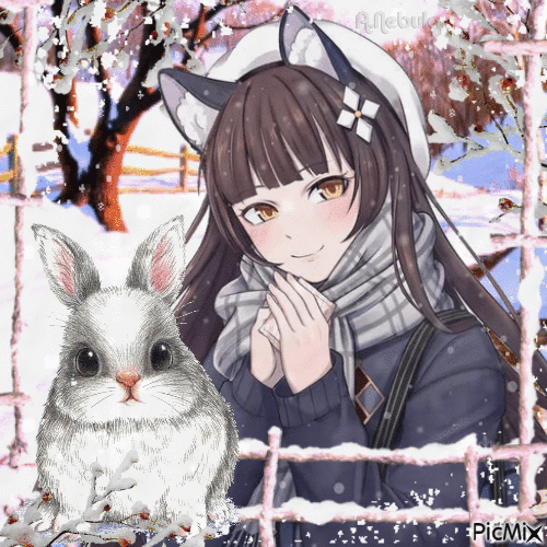 Winter manga-contest - GIF เคลื่อนไหวฟรี