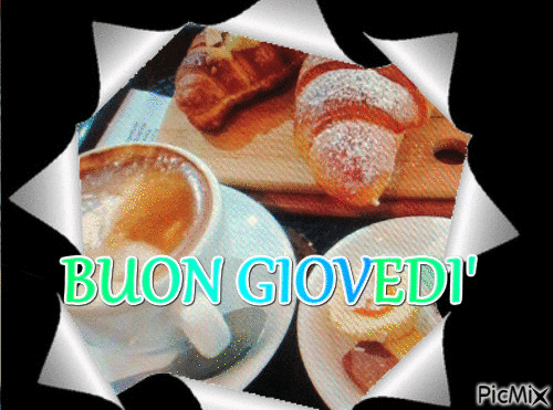 BUON GIOVEDI' - Бесплатный анимированный гифка