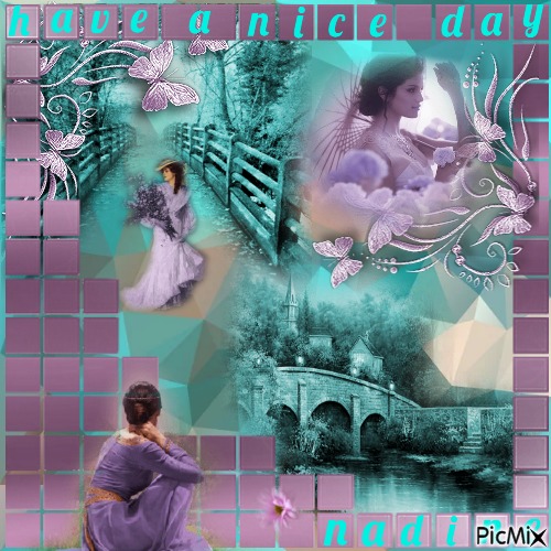 dames en robe violette - бесплатно png
