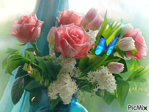 Flower petals - Безплатен анимиран GIF