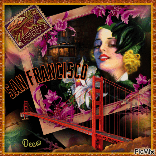I left my heart in San Francisco - Besplatni animirani GIF