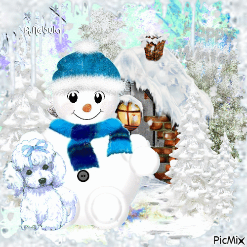 snowman-contest - Безплатен анимиран GIF
