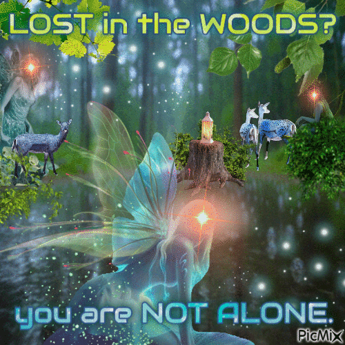 Lost in the Woods - Бесплатный анимированный гифка