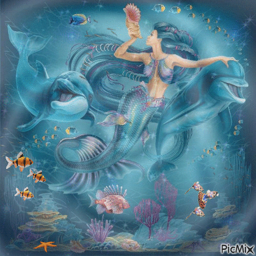 Mermaid - Free animated GIF
