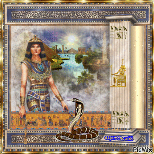 Egyptian princess ( princesse Égyptienne ) - GIF animado grátis