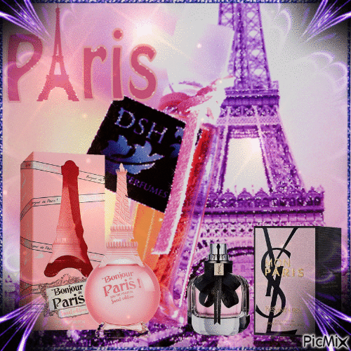 Paris Parfüm - GIF animé gratuit