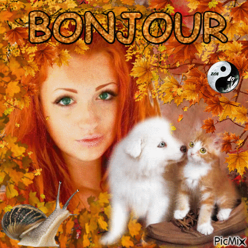 Automne Bonjour - 無料のアニメーション GIF