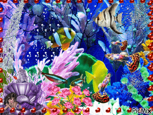 Aquarium - Gratis geanimeerde GIF