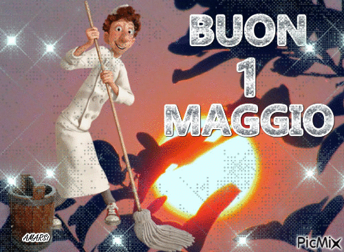 BUON 1 MAGGIO - Безплатен анимиран GIF