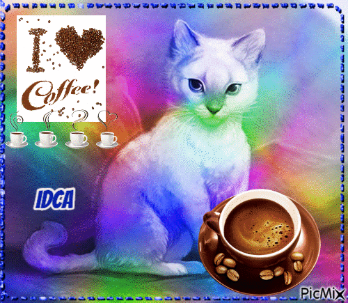 Pause café du chat - Ingyenes animált GIF
