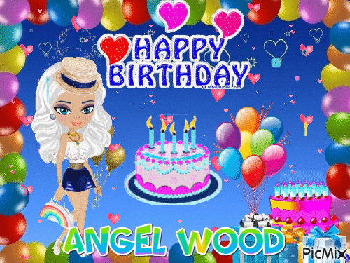 Angel Wood - GIF animasi gratis