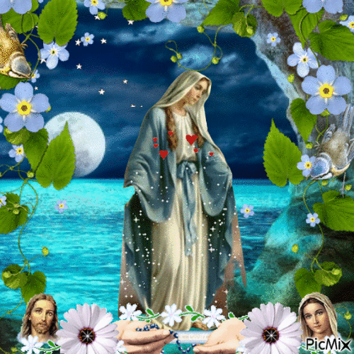 Virgen Maria madre de Jesuscristo - Ingyenes animált GIF