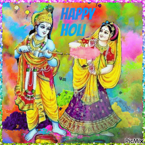 Holi: Festival of Colours - Безплатен анимиран GIF