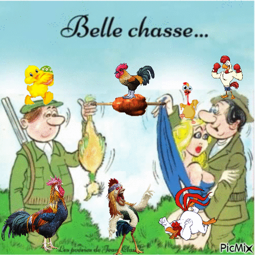 la belle chasse - Free animated GIF