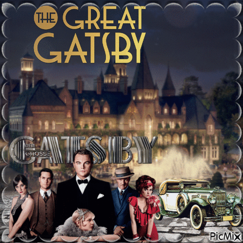 Fêtes au Château de Gatsby - GIF animé gratuit